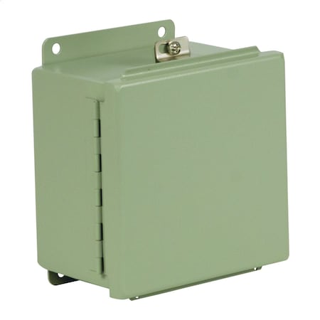 Wiegmann Screws and Clamps Electrical Enclosures, 4 in H, 3 in D, 4 in W, 4, Carbon Steel BN4040403CH